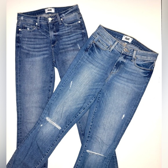 Paige Women’s Hoxton Ankle Peg Jeans Size- 26
( Lot of 2 Jeans ) - Picture 2 of 15